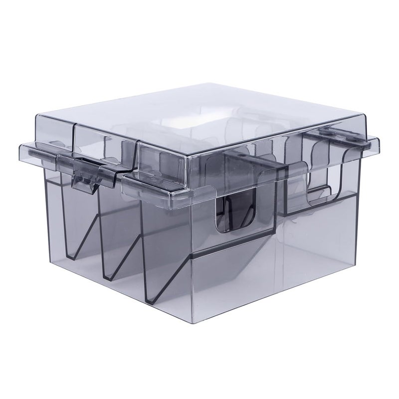 OSALADI Clipper Blade Holder Plastic Storage Box Hair Clipper Blades Storage Case Clipper Guide Comb Organizer Hair Salon Supplies for Barber Hairdresser Stylist Clipper Guard Organizer - Image 1