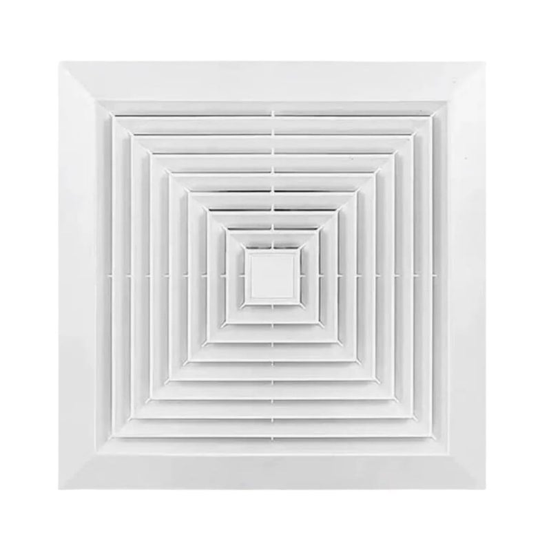 Piumeif 12x12 Bathroom Exhaust Fan Cover with Springs, Replacement Vent Cover for Wall-Mounted Exhaust Fan, Plastic Ventilation Hood and Ceiling Air Diffuser Square (31Wx31L(cm) -white - Image 1