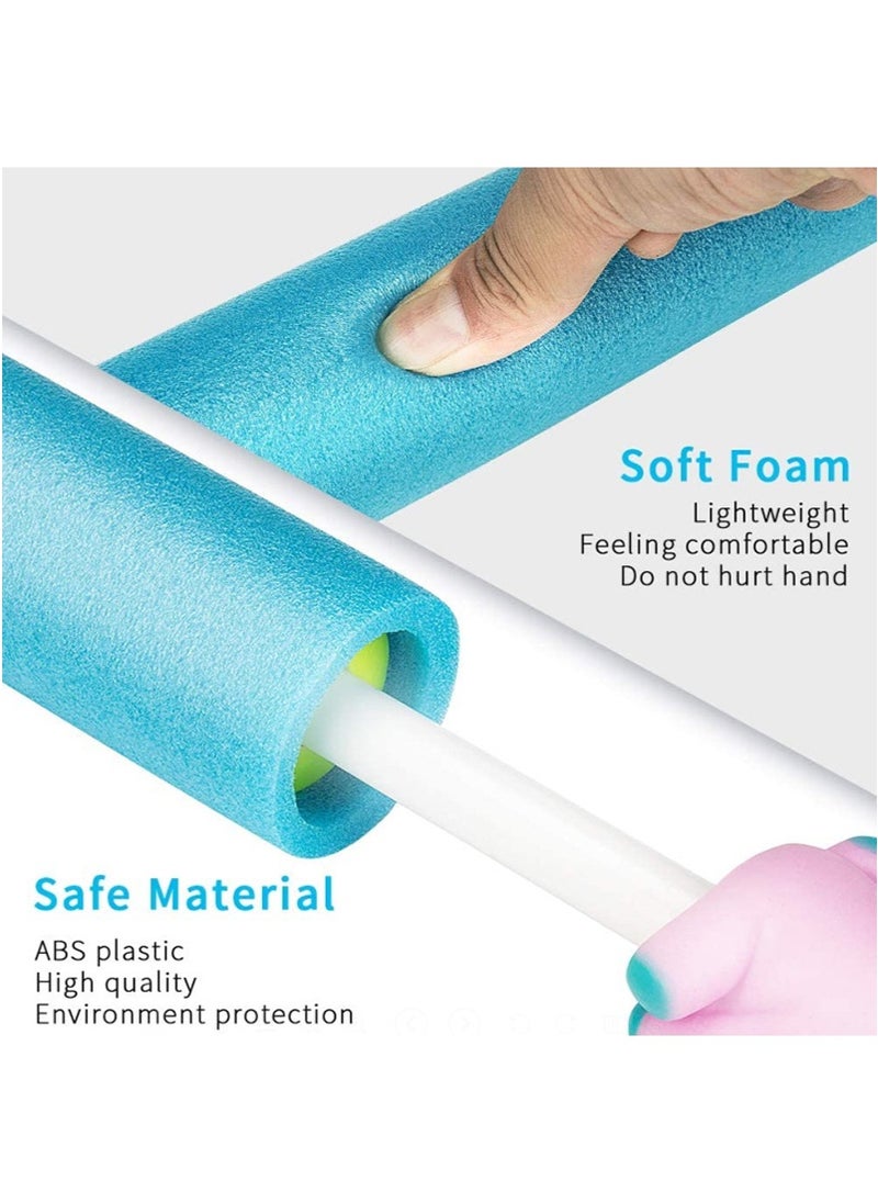 تابيت 4PCS ألعاب مسدس المياه للأطفال والكبار, حمام سباحة المياه Blaster رغوة حقن الألعاب, رغوة ألعاب المياه النار للشاطئ في الهواء الطلق, ألعاب حمام سباحة الصيف للفتيان والبنات  - Image 4