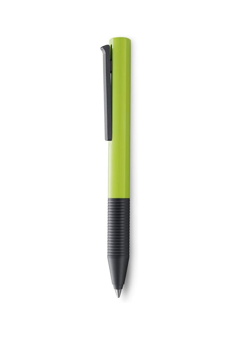 LAMY قلم حبر جاف قابل للسحب بطرف متوسط حبر أزرق برميل ليموني - Image 2