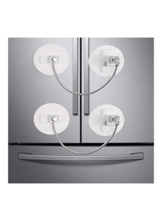 2-Piece Refrigerator Door Lock 2 Keys,2 Pieces Fridge Lock with Key,Window Restrictor Lock, Self-Adhesive Opening Restrictor for Windows and Doors, Child Safety Locks - pzsku/Z7E0468EF322B0FD21124Z/45/_/1734583790/bc4e688c-3297-4343-adae-17eee4965c7e