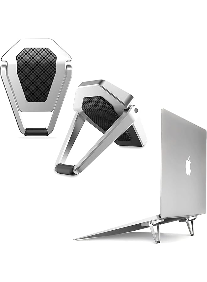 erorex Adjustable Laptop And Keyboard Stand 2 Pcs Portable Invisible Laptop Stand Mini Laptop Stand Compatible With Macbook Dell Hp And Other 10 17 Inches Laptop - Image 1