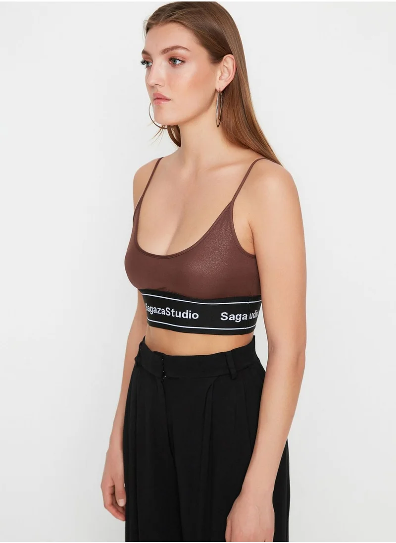 trendyol Elastic Detail Strappy Bra