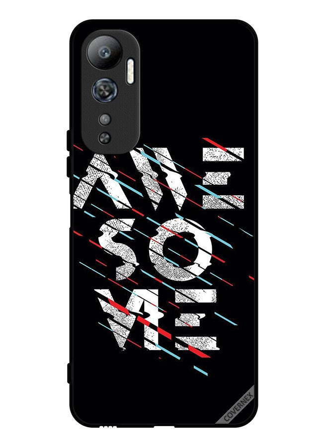 Covernex Protective Case Cover For Infinix Hot 20 4G Calligraphy Word Awesome - Image 1