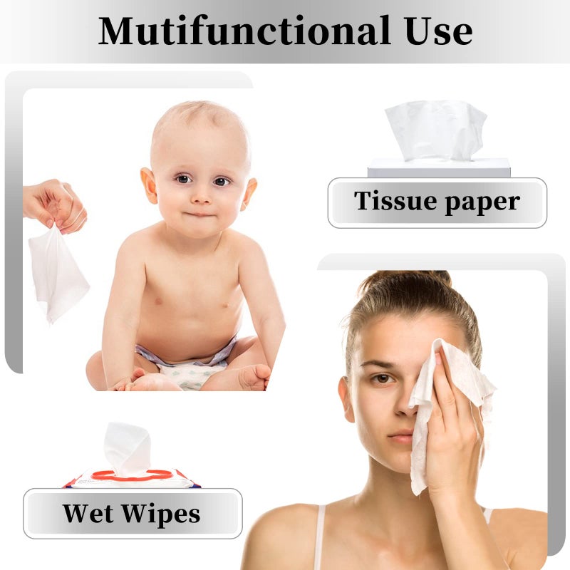 Lovppy 2Pcs Baby Wipes Dispenser, Diaper Wipe Holder with Lid, Refillable Wipes Case Container with Sealing Design, Flushable Wipes Pouch Case Storage Box for Bathroom, Keeps Wipes Fresh Easy Open & Close - Image 5