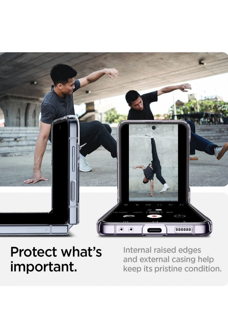 ELTRAZONE Designed for Samsung Galaxy Z Flip 4 Case,Ultra-Thin Hard Transparent Premium PC Lightweight Protective Phone Cover for Samsung Galaxy Z Flip - Image 4