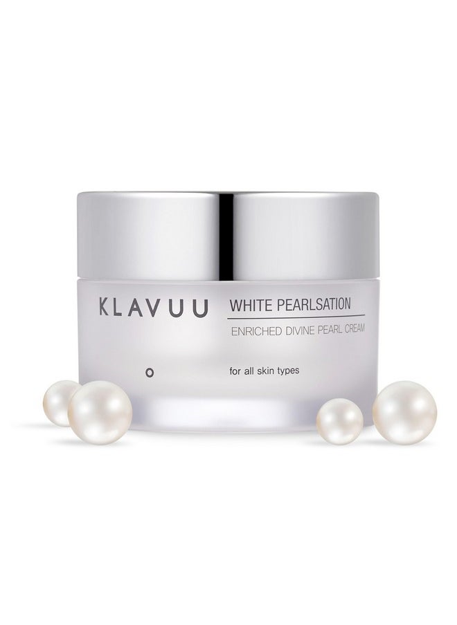 Klavuu - Pearlsation Enriched Divine Pearl Cream Rich With Hydrating Pearl Extracts & Niacinamide Enhances Skin Elasticity Soothes & Nourishes For A Radiant Glow 1.69 Floz - Image 1