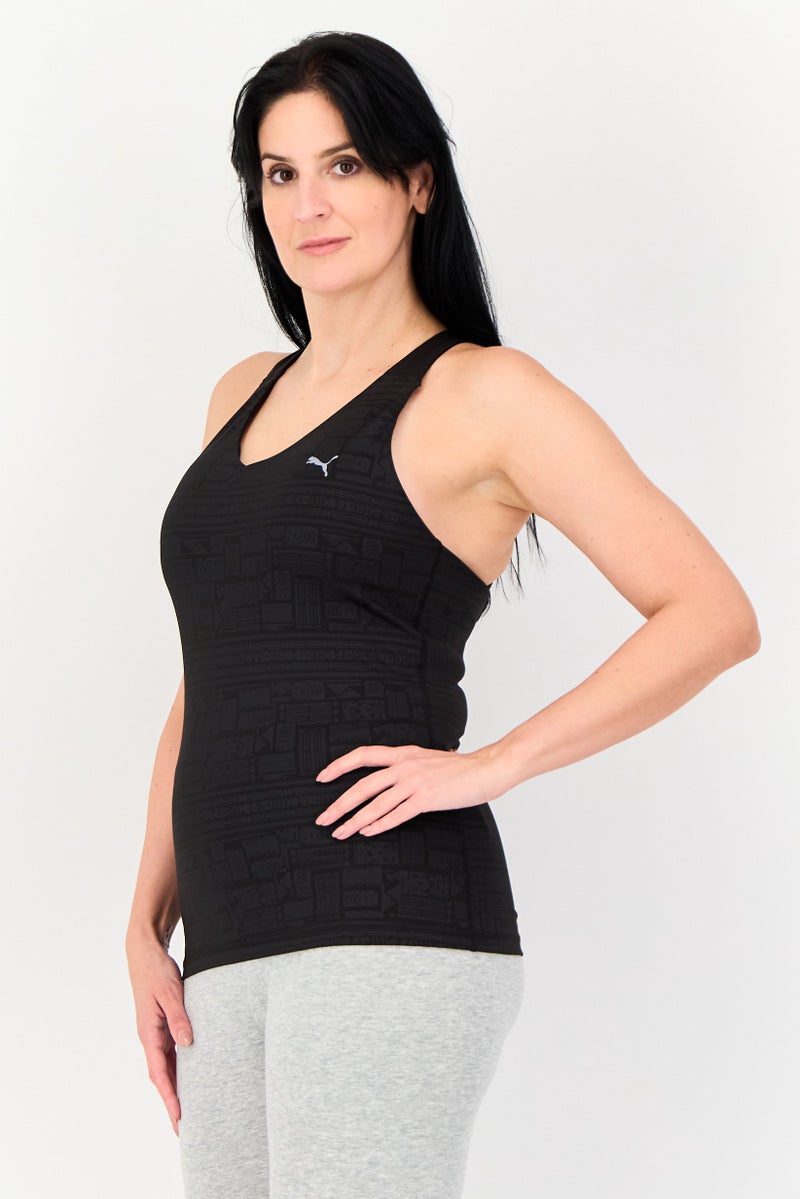 PUMA Women Sportswear Fit Sleeveless Training Tank Top, Black - Image 3