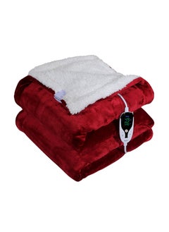 Warmland Warmland Platinum Range Digital Remote Electric Bed WarmerThrow 60X 60 Double1 to 12 Hr AutoManual Cutoff Digital Display Temp ControlShock Proof 5 Year Replacement Warranty Red  - Image 1