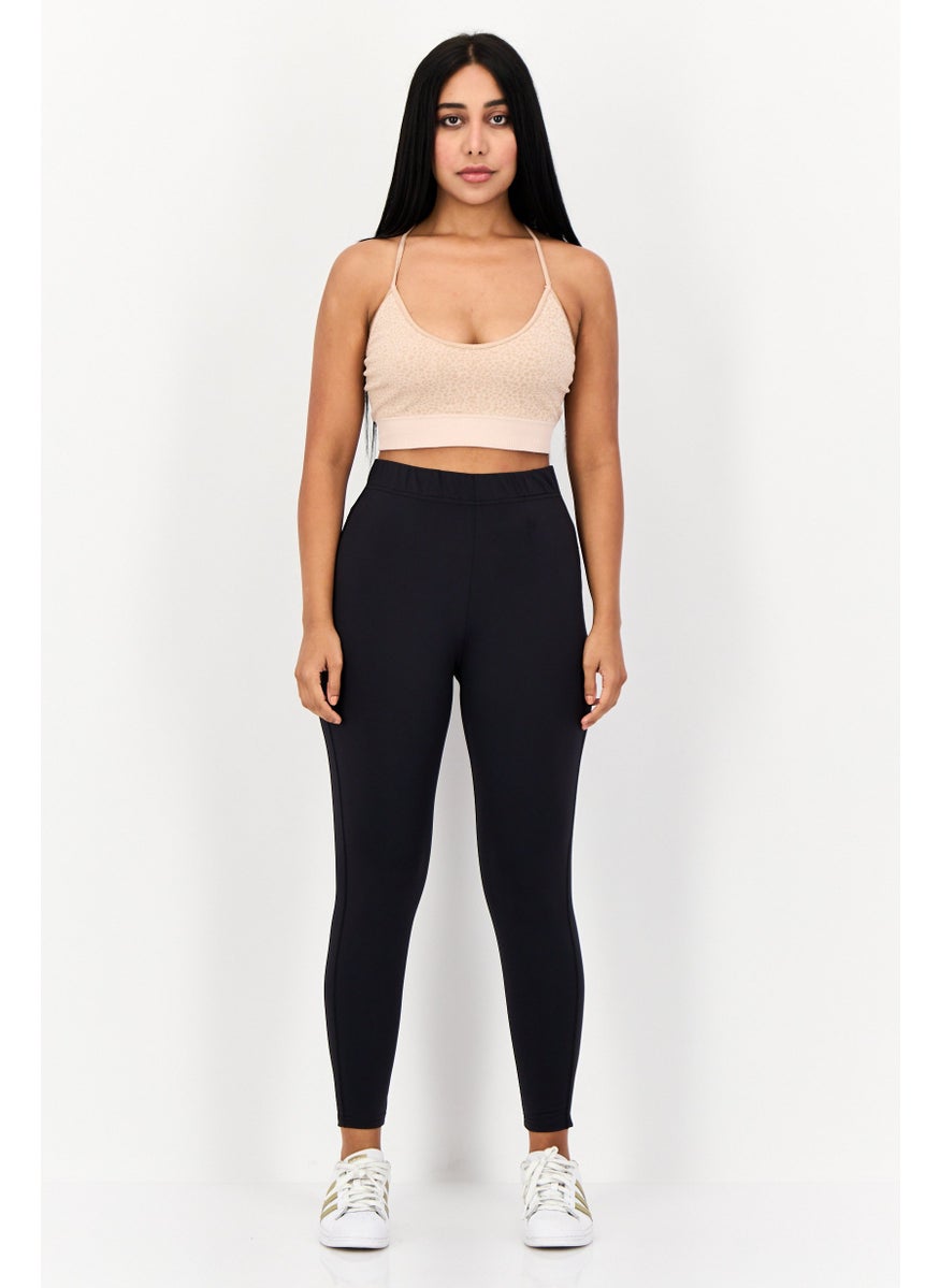 ONLY Women Solid Leggings, Black  - Image 4