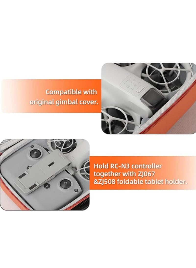 1PCS For DJI Neo Storage Bag Protective Case Portable Waterproof Shockproof Hard Shell Carrying Box  Travel Case for DJI RC-N3 Remote Controller Batteries Accessories  - Image 4