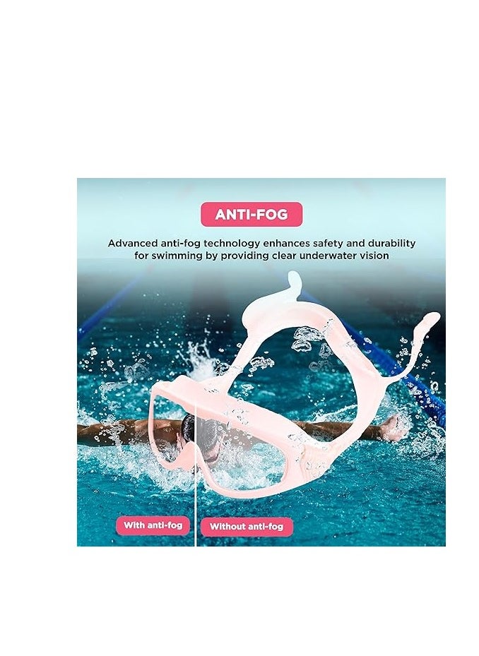 EL1009 Premium Swimming Goggle with Anti-Fog and UV Protection | Material : Silicon, PU | Stylish Big Frame for more Visibility | Soft Silicone Gasket for Leak Proof | With Hard Case - pzsku/Z7E04EBCFA2A5DC9A63F2Z/45/_/1718175256/0fcb3433-e67f-4c8e-8757-6d5e1121ec9b