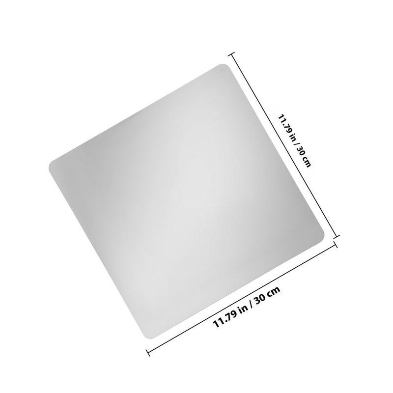 Self Adhesive Mirror Tiles 2 Pack 11 81 Inch Square Acrylic for Wall Bathroom Wardrobe - Image 3