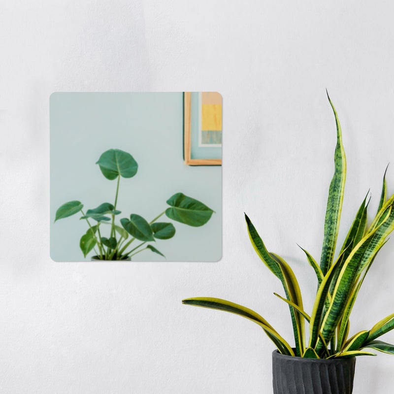 Self Adhesive Mirror Tiles 2 Pack 11 81 Inch Square Acrylic for Wall Bathroom Wardrobe - Image 4