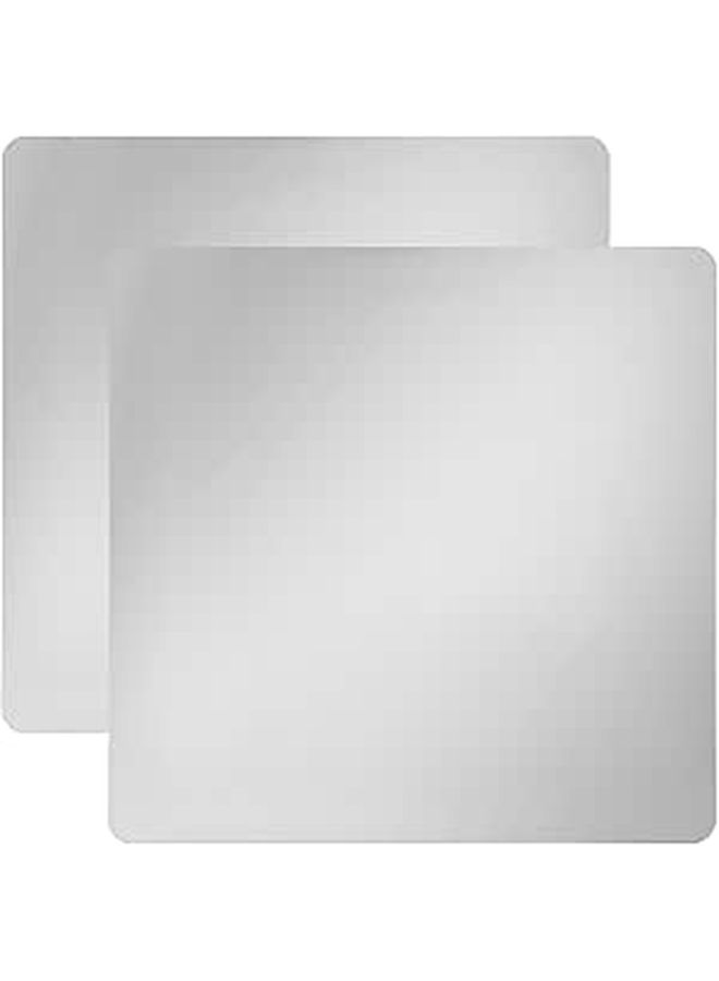 Self Adhesive Mirror Tiles 2 Pack 11 81 Inch Square Acrylic for Wall Bathroom Wardrobe - Image 1