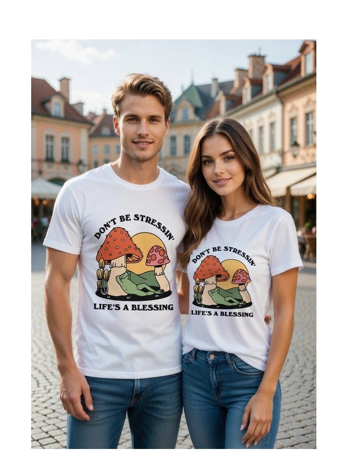 Dirty Lizard White printed t-shirt with Street wear image 100% cotton 28 - Image 1