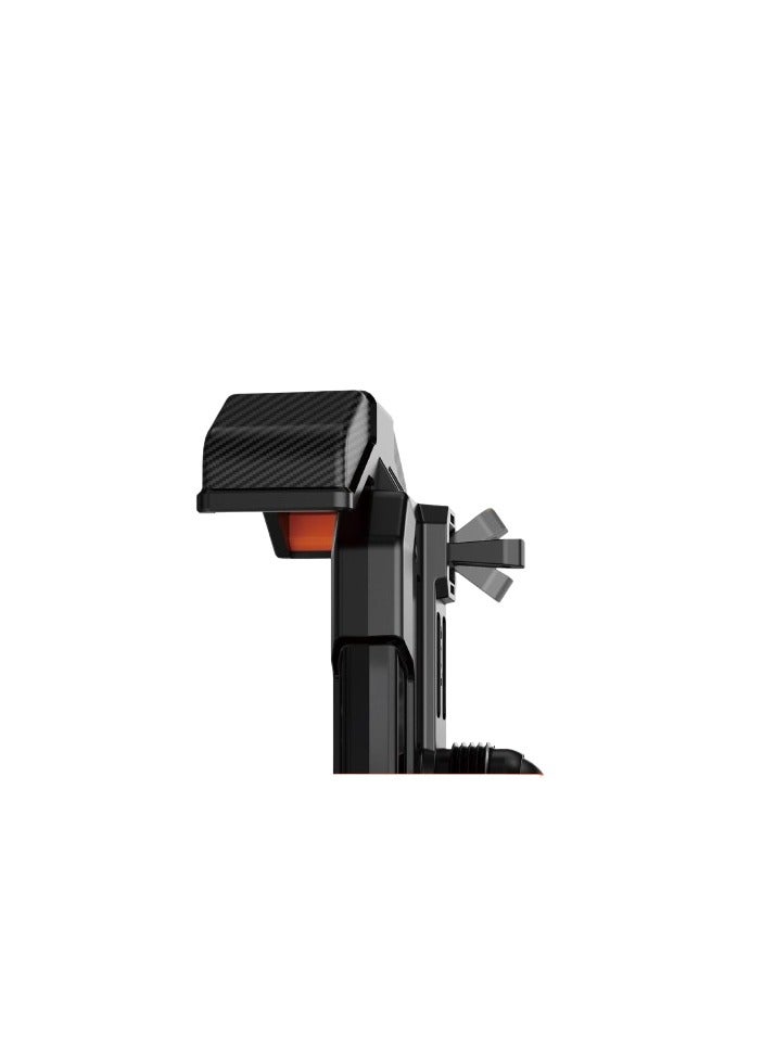 MOXOM MX-VS144 Bike Handlebar Phone Holder - 360 adjustable mount holder for motorbike, phone stand for cycle - Motorbike Rear View Mirror Phone Mount  - Image 3