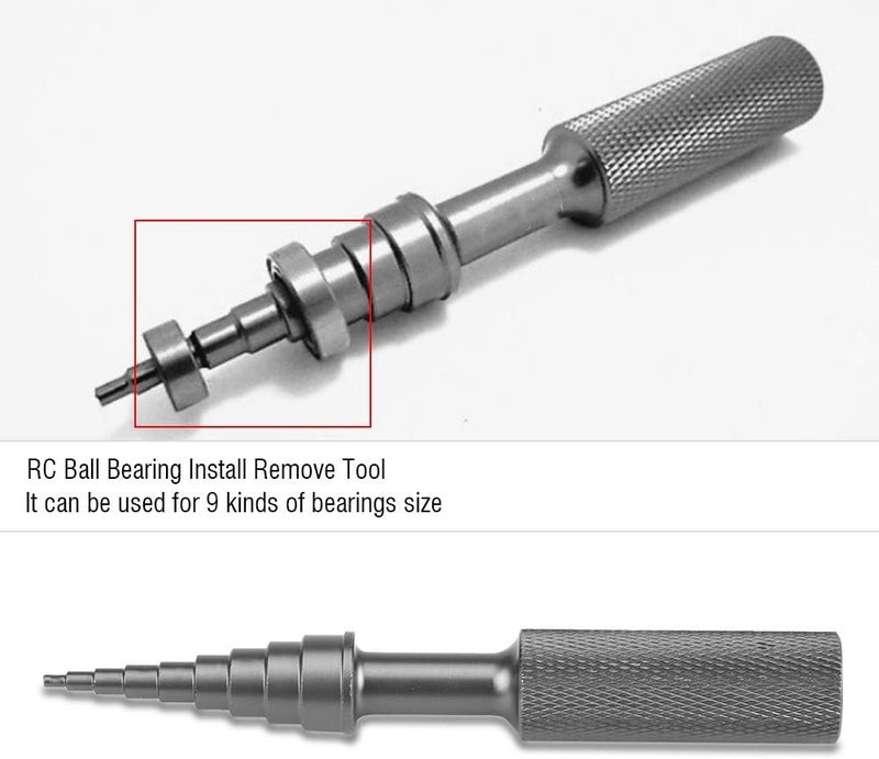 comfrt RC Car Ball Bearing Remover Tool, RC Car Helicopter Ball Bearing Install Remove Puller Removal Tool 2/3/4/5/6/8/10/12/14mm - Image 5
