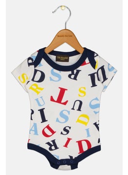 TRUSSARDI Toddlers Boy Allover Printed Bodysuit, Multicolor  - Image 1