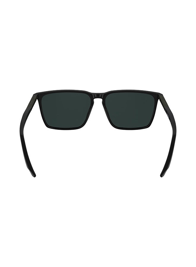 CALVIN KLEIN نظارات شمسية كاملة الإطار من كالفن كلاين CK25505S 5815 (001) باللون الأسود - Image 3