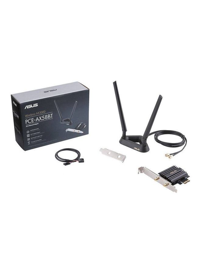 ASUS PCE-AX58BT WLAN / Bluetooth 2402 Mbit/s Internal 90IG0610-MO0R00 Adapters black - Image 2