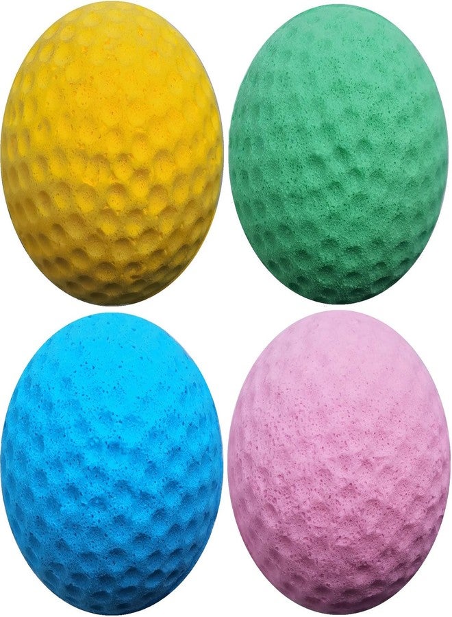 GINFH Cat Golf Balls for Indoor Kitten Toys - Interactive Sponge Foam Soccer Balls (Mixed) - Image 3