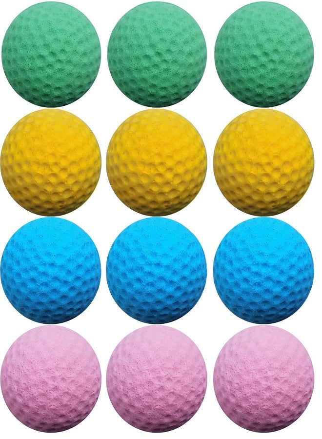 GINFH Cat Golf Balls for Indoor Kitten Toys - Interactive Sponge Foam Soccer Balls (Mixed) - Image 1