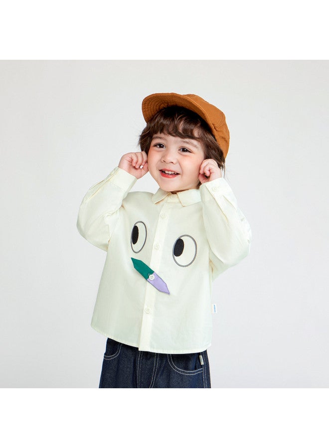 Boys' Long Sleeve Shirts Children's Spring/autumn Shirts Baby Casual Spring Outfit Girls' Tops - Image 3