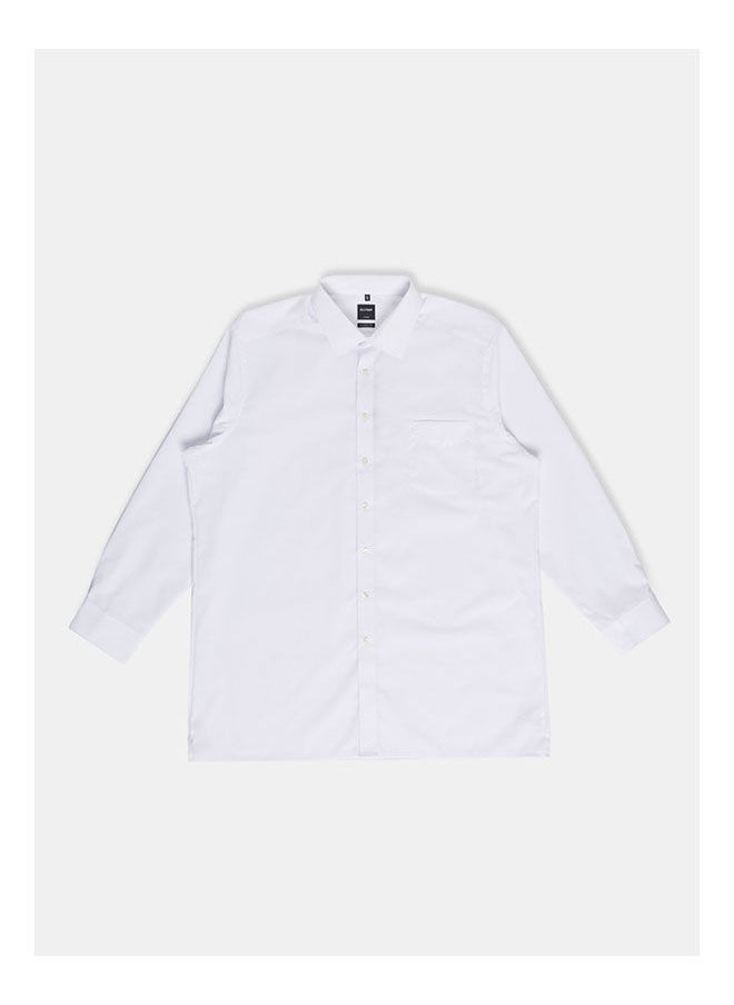 Olymp - Collared Neck Long Sleeve Plain/Basic Shirt - Image 1
