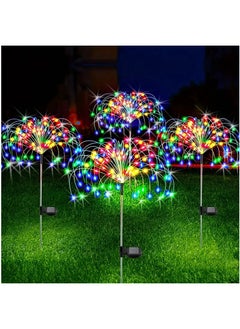 Arabest 1 Pack Solar Firework Light Qutdoor,IP65 Waterproof SolarGarden Flower Lights With 8 Lighting Modes, Decorations Lights Qutdoor ForYard Patio Garden Pathway Courtyard Villa Outdoor Lighting Decoration  - Image 1