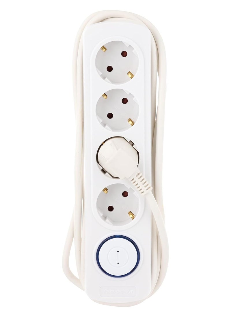 Elios - 4-port wired adapter from Elios, white and black (Premio) - Image 1