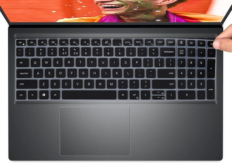RAYA Silicone Keyboard Cover for Dell Inspiron 15 (3515 3530 3535) Dell Vostro 15 (3520 3525 3530) & Dell 16 Plus [DB16250 DC16250 DB16255] Dell 15 [DC15250 DC15255] Laptops (Black) - Image 1