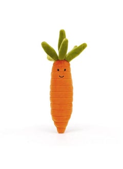 Jellycat Vivacious Vegetables Carrot Food Plush 7 Inches  - Image 5