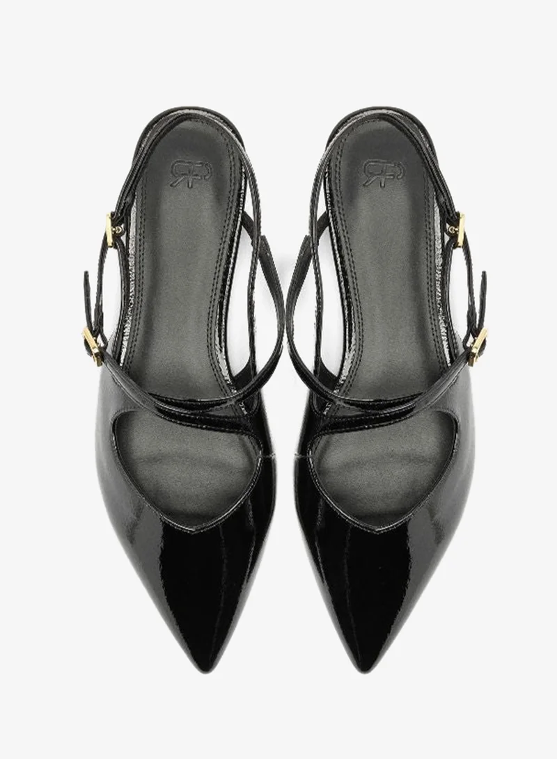 بارفوا الباليه فلتس البغل مع الأبازيم