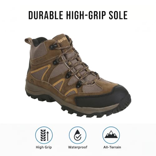 Northside Men's Snohomish Hiking Boot,Tan/Dark Honey,9.5 M US - Image 2