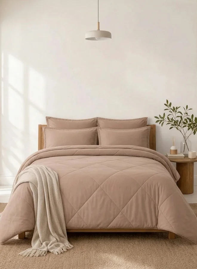 Styli 1-Piece Solid Comforter, Micro Fiber Single 90X100 Inches