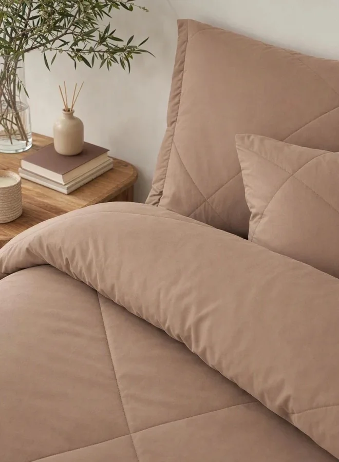 Styli 1-Piece Solid Comforter, Micro Fiber Single 90X100 Inches