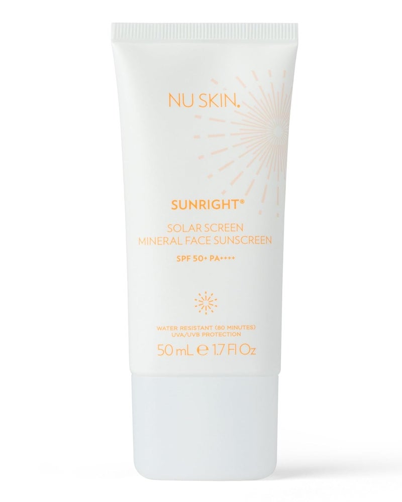 Nu Skin Sunright Solar Sunscreen SPF 50  BroadSpectrum UVAUVB Protection for Face  Body 50mL  WaterResistant for 80 Minutes  Lightweight NonGreasy Formula