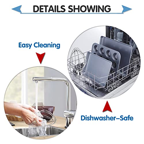Moloudan Stainless Steel 6-Wire Whip Attachment for KitchenAid 3.5 Quart Tilt-Head Stand Mixer KSM3311 and KSM3316, Heavy Duty, Dishwasher Safe, 3.5-Qt Whisk Attachment Mixer Accessories - Image 5