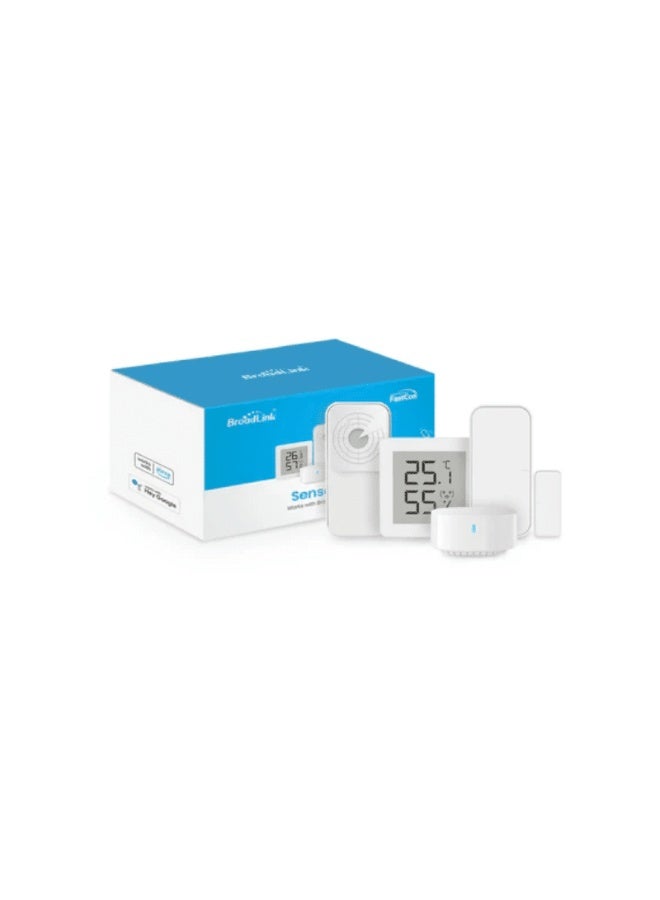 برودلينك مجموعة مستشعرات BroadLink مكونة من 4 وحدات (حساس باب - حساس حركة راداري - حساس درجة حرارة ورطوبة - محور صغير) - Image 1