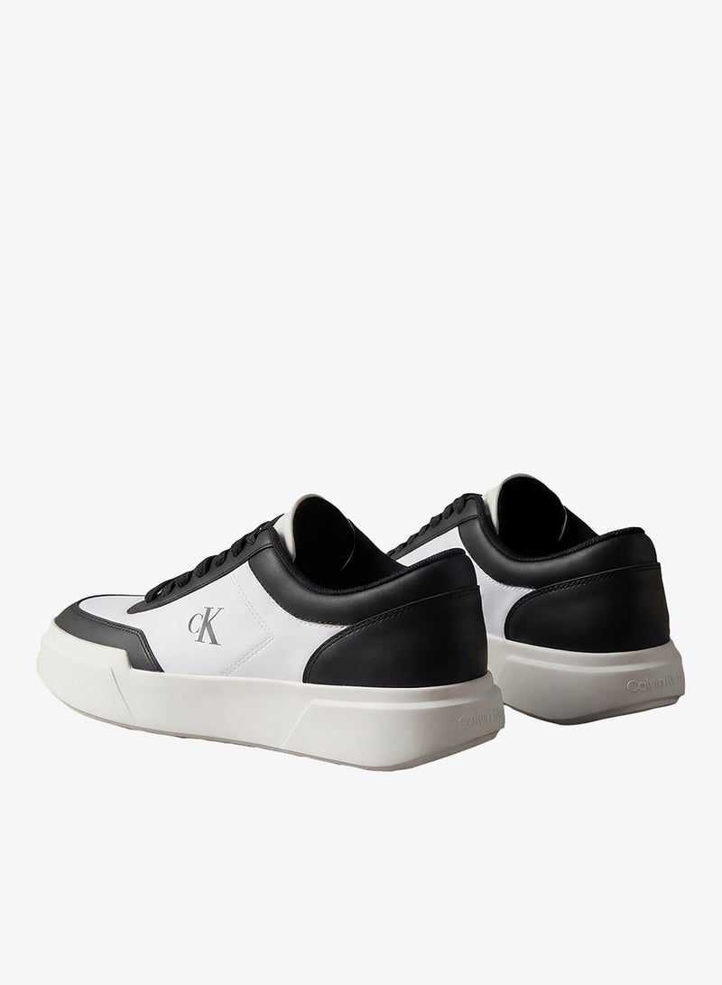 CALVIN KLEIN Leather Cupsole Sneakers - Image 4