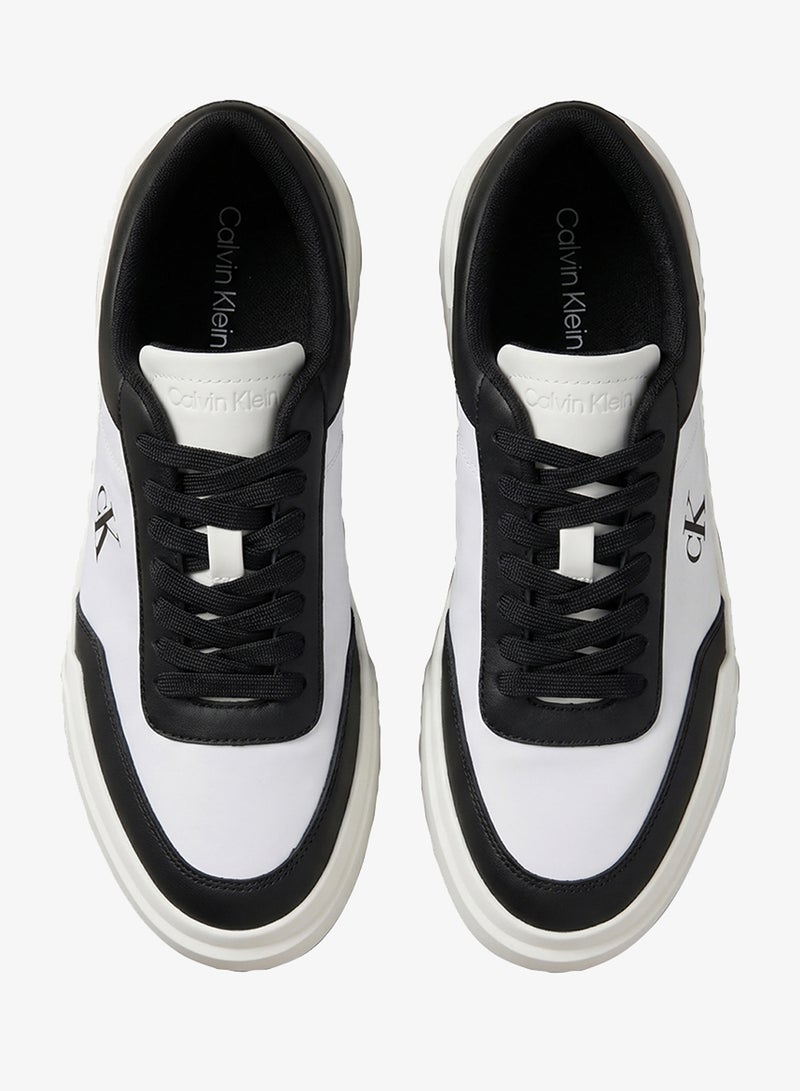 CALVIN KLEIN Leather Cupsole Sneakers - Image 5