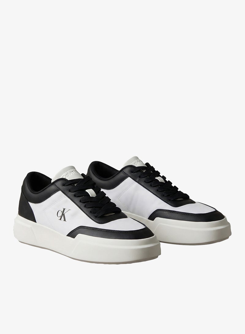 CALVIN KLEIN Leather Cupsole Sneakers - Image 3