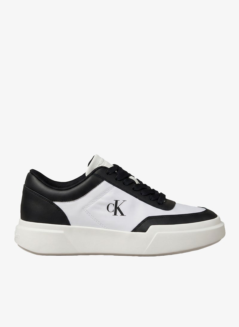 CALVIN KLEIN Leather Cupsole Sneakers - Image 1