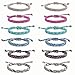 YANMIN 12 pcs Braided Friendship Bracelets for Teen Girls Colorful Paracord Bracelets Set Handmade Goody Bag Stuffers Easter Basket Filler Tween Teenager Birthday Christmas Camping Party Favors - Image 2