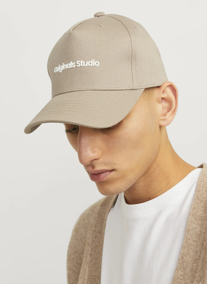 جاك اند جونز Graphic Curved Peak Cap