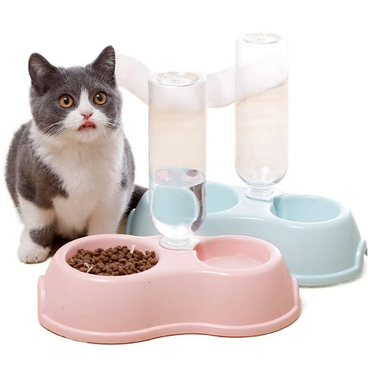Pet Bowl Double Routine Feeding Daily Feeding Indoor Feeding Home Feeding Accessory Pet Food Bowl - Image 2