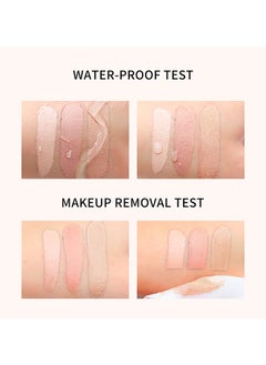 QIC Waterproof Cream Concealer Contour Makeup, Professional Caramels for Tattoo Concealer or Corrects Dark Circles Red Marks Scars Eye Bags Freckle,Longwear&Easy to Apply(#140)  - Image 5