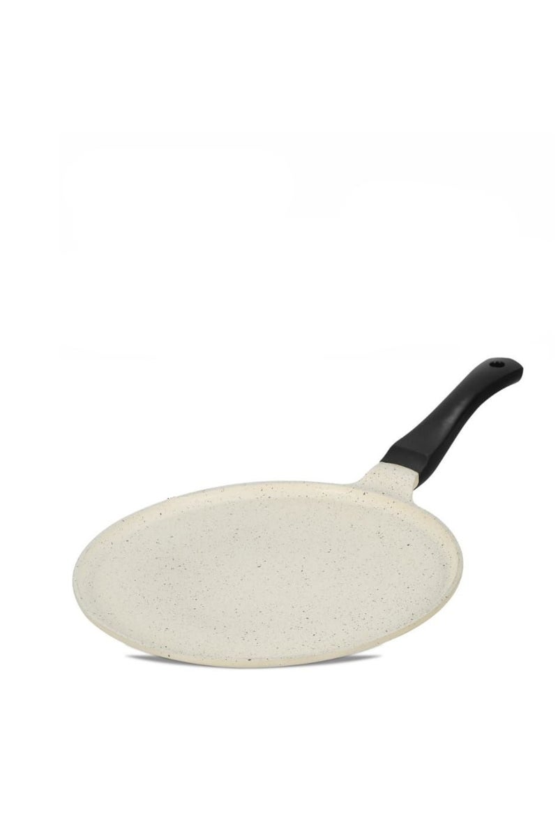 SONEX Mac Crepe Pan 30 cm Aluminum Non Stick White Marble Coating - Image 1
