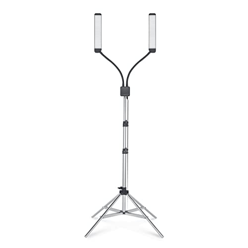 GLAMCOR Elite X Table Top Light Kit: HD Daylight LED Lighting for Lash Techs, Estheticians, & Content Creator Essentials | Adjustable Tripod Led Light & Portable Light with Dual Flexible Arms - Image 3